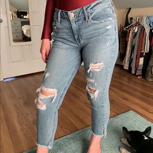 Size 28 ripped jeans